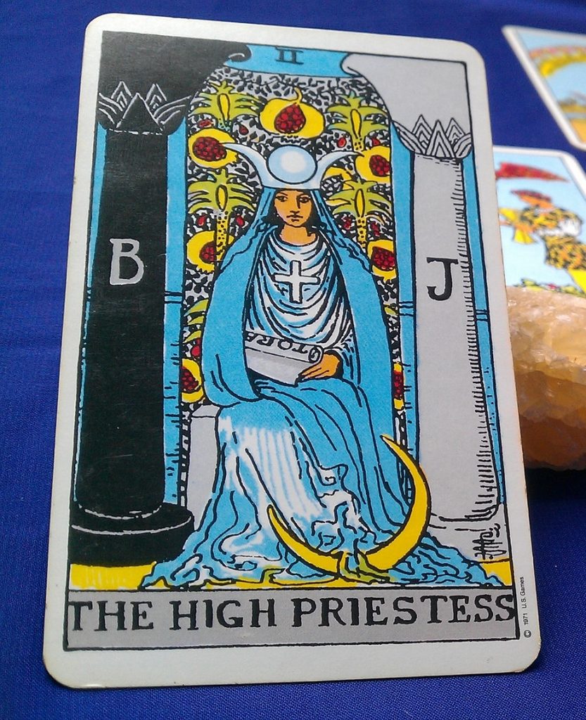 II High Priestess from the Rider Waite deck